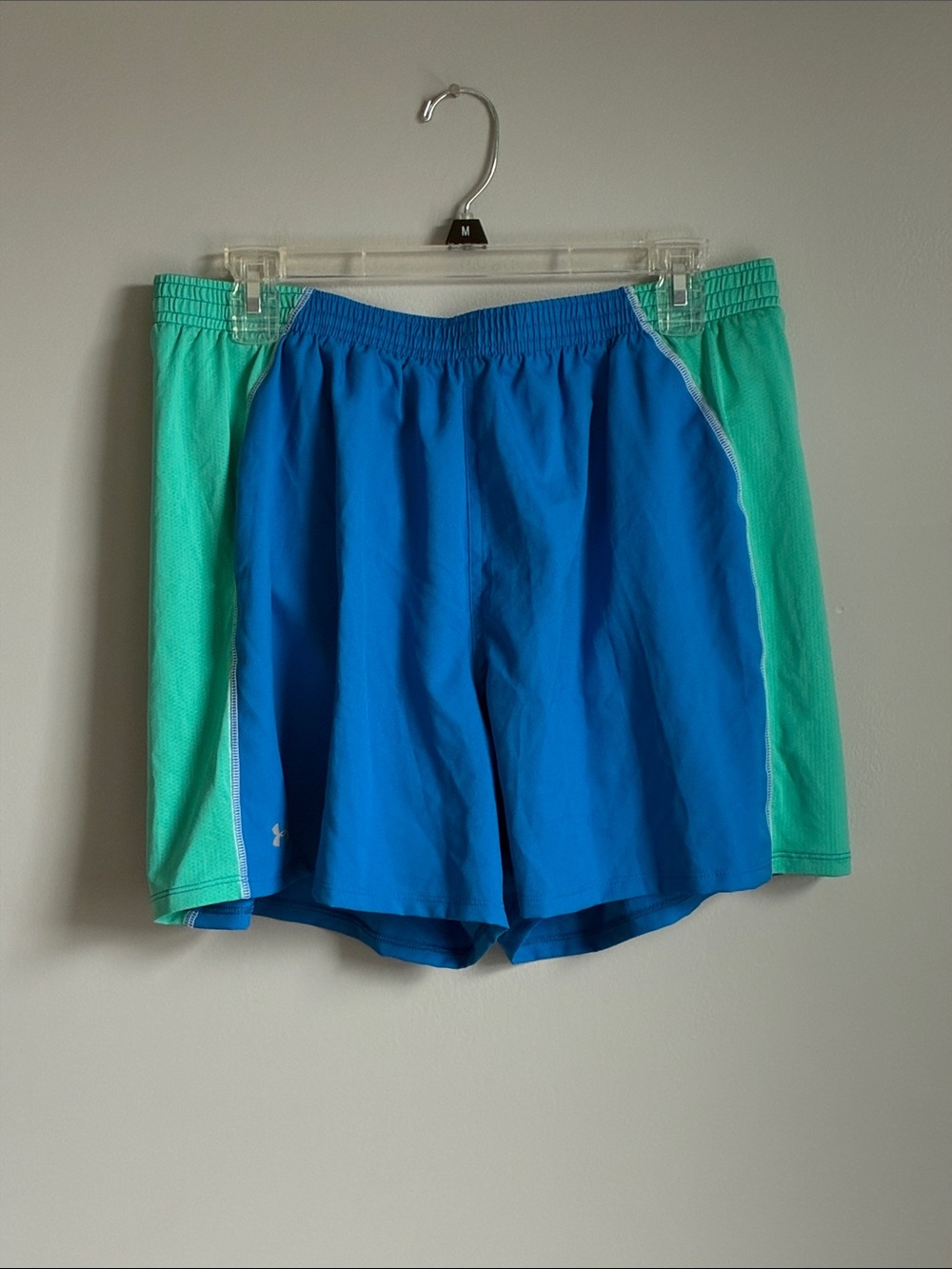 Under Armour Women's Blue and Teal Athletic Shorts